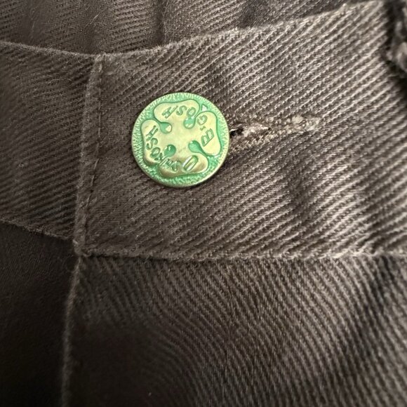 Vtg 70’s Oshkosh B Gosh Work Pants Jeans Bootcut Flare USA Union Made Brown - Picture 5 of 8